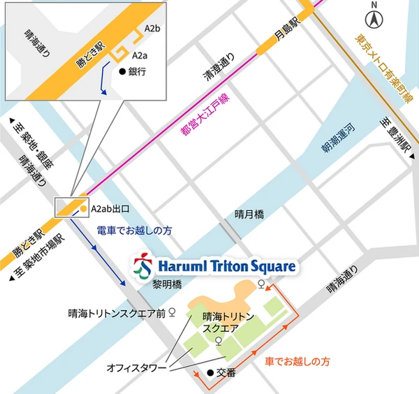 晴海トリトンスクエア 地図